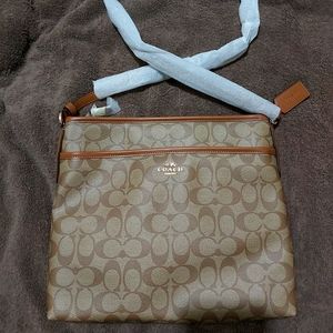 Coach crossbody file bag